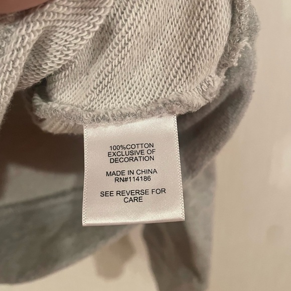 JUICY Juicy Couture Gray Crew Neck Logo Sweatshirt Neutral Size Medium - Picture 5 of 6